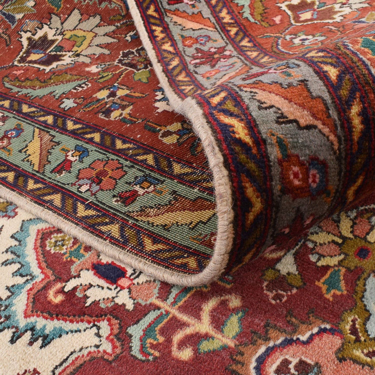 Alfombra Persa - Tabriz - Real - 356 x 258 cm - crema