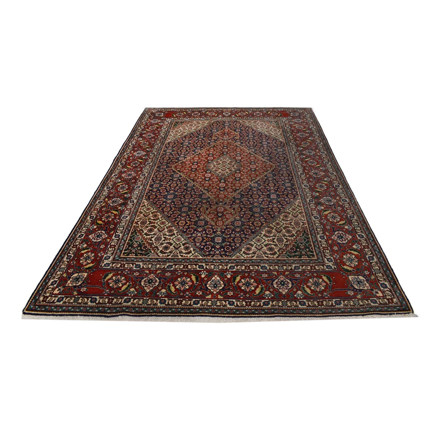 Alfombra Persa - Tabriz - Real - 300 x 200 cm - marrón oscuro