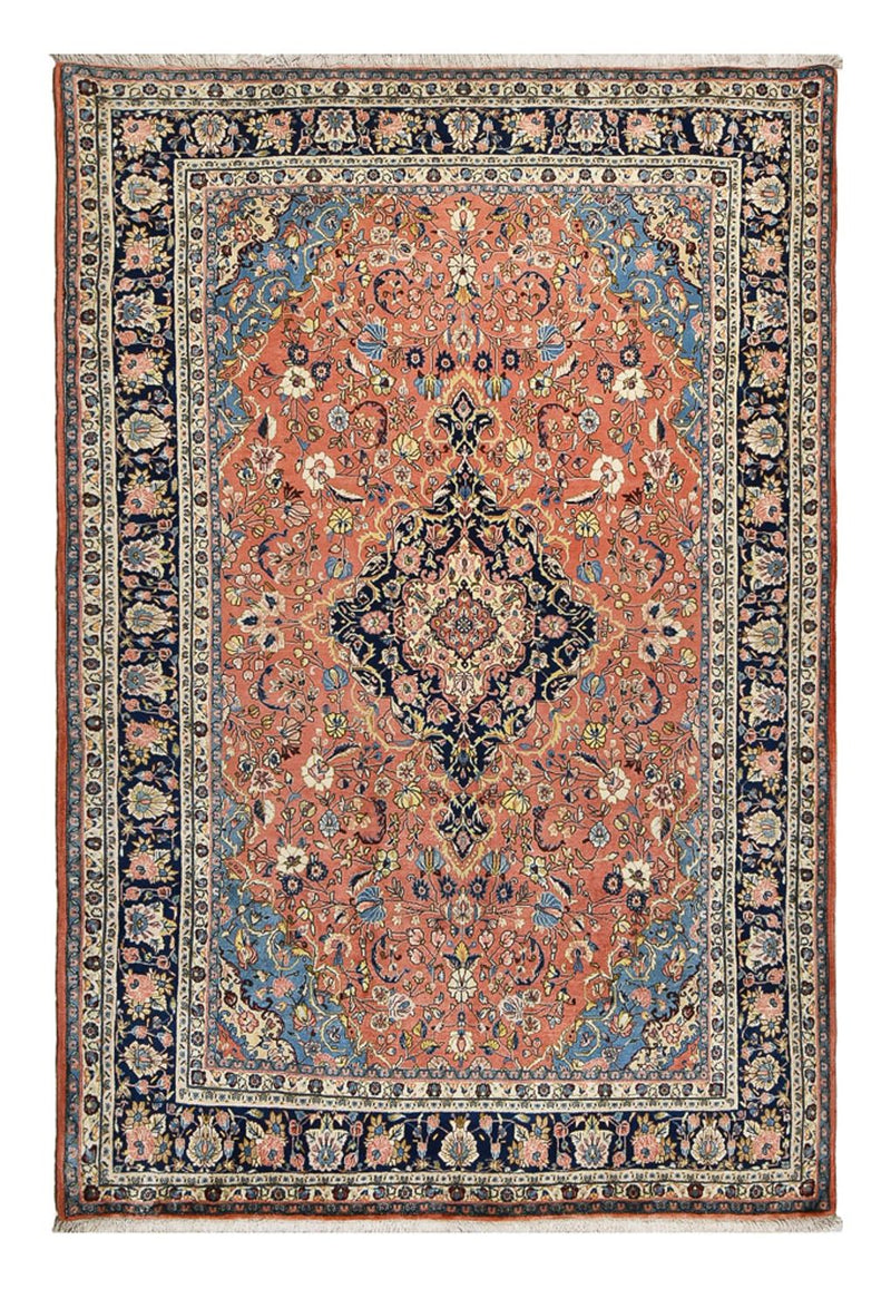 Alfombra persa - Bidjar - 311 x 205 cm - rojo claro