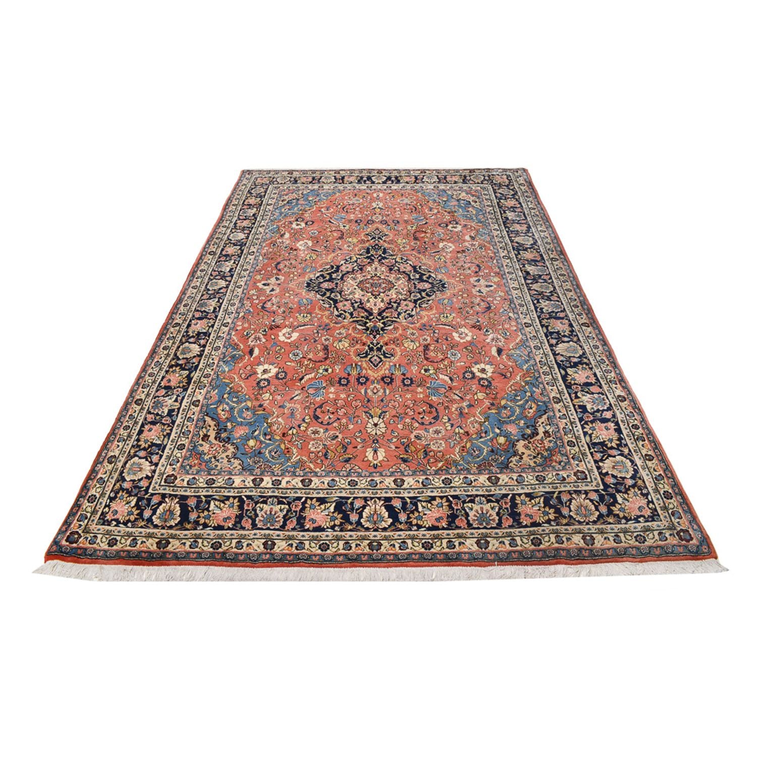 Alfombra persa - Bidjar - 311 x 205 cm - rojo claro