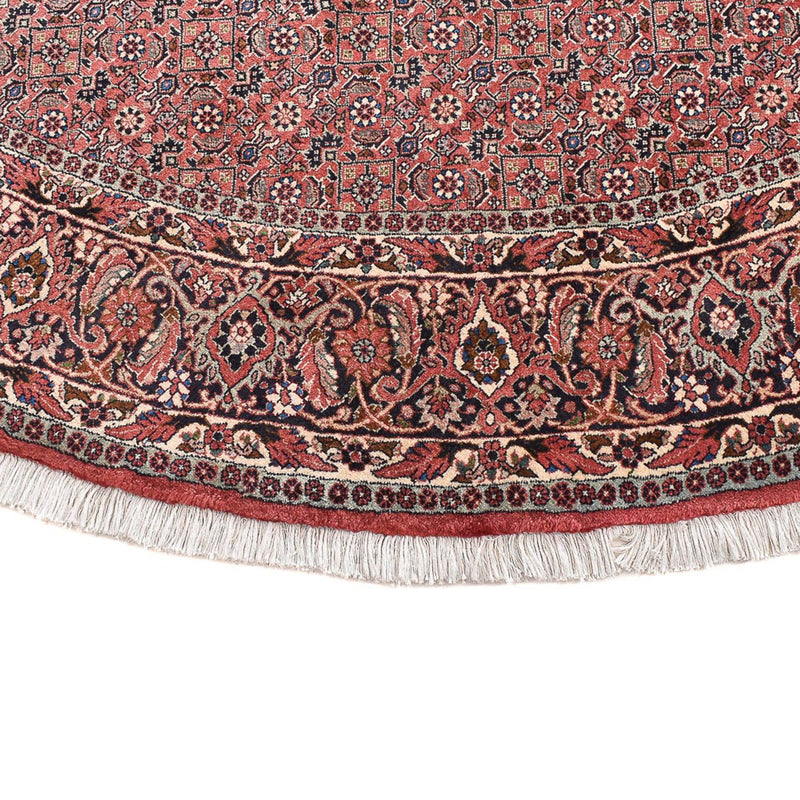 Alfombra persa - Bidjar redondo  - 255 x 255 cm - óxido