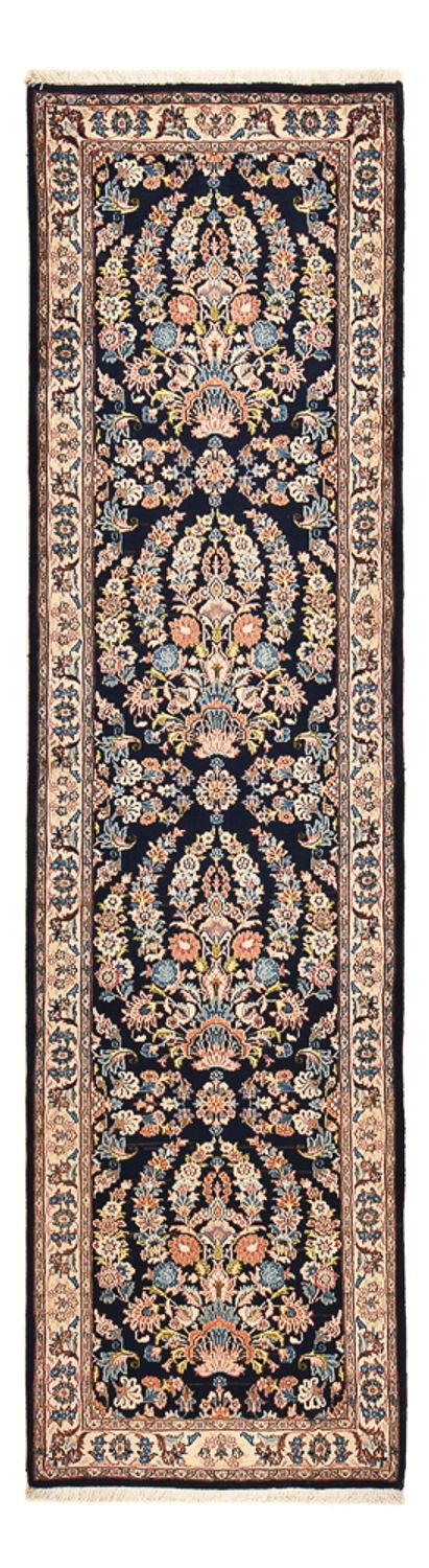 Alfombra de pasillo Alfombra persa - Clásica - 287 x 76 cm - azul oscuro