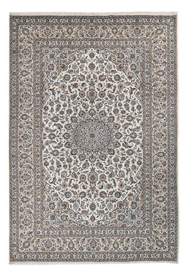 Alfombra persa - Keshan - Real - 362 x 246 cm - gris