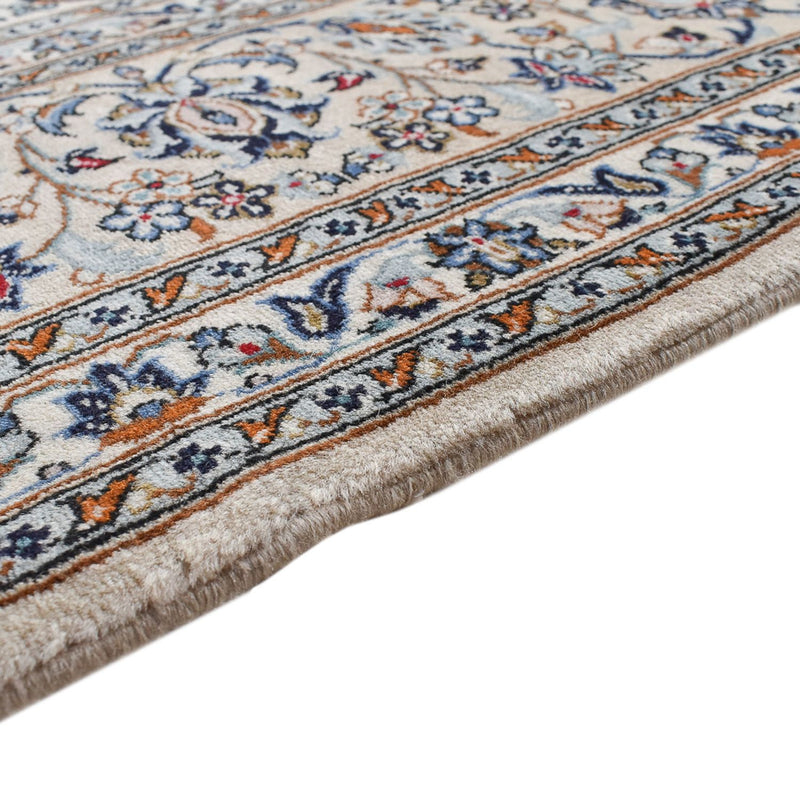 Alfombra persa - Keshan - Real - 362 x 246 cm - gris