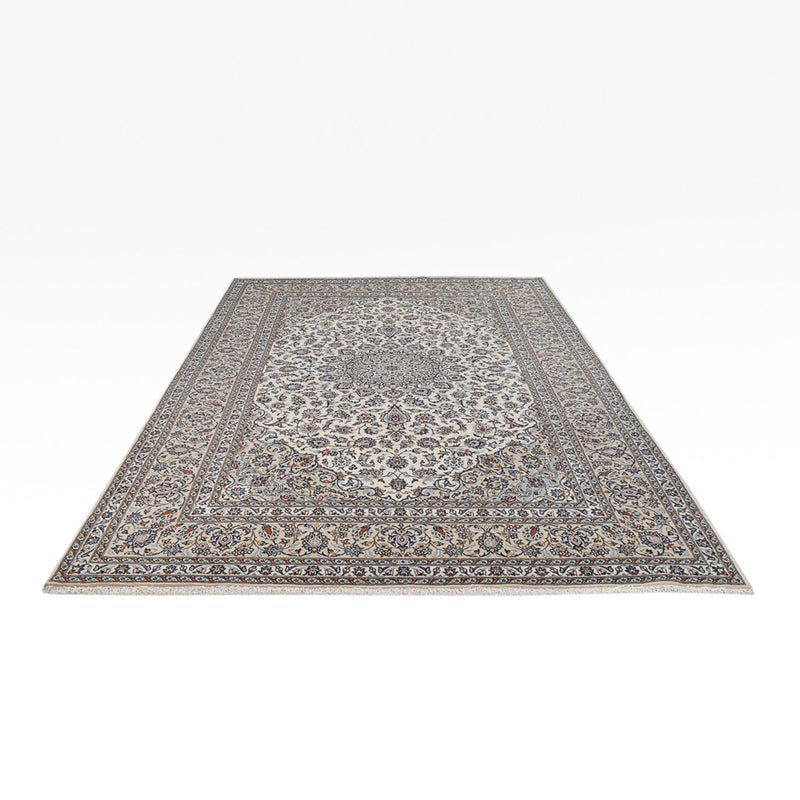 Alfombra persa - Keshan - Real - 362 x 246 cm - gris