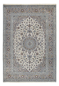 Alfombra persa - Keshan - Real - 360 x 248 cm - gris