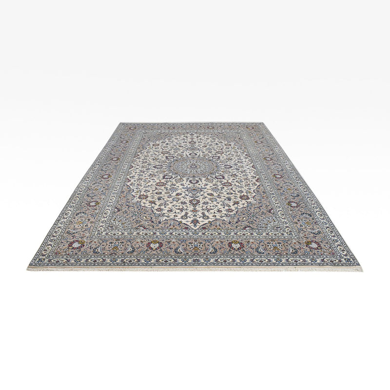 Alfombra persa - Keshan - Real - 360 x 248 cm - gris