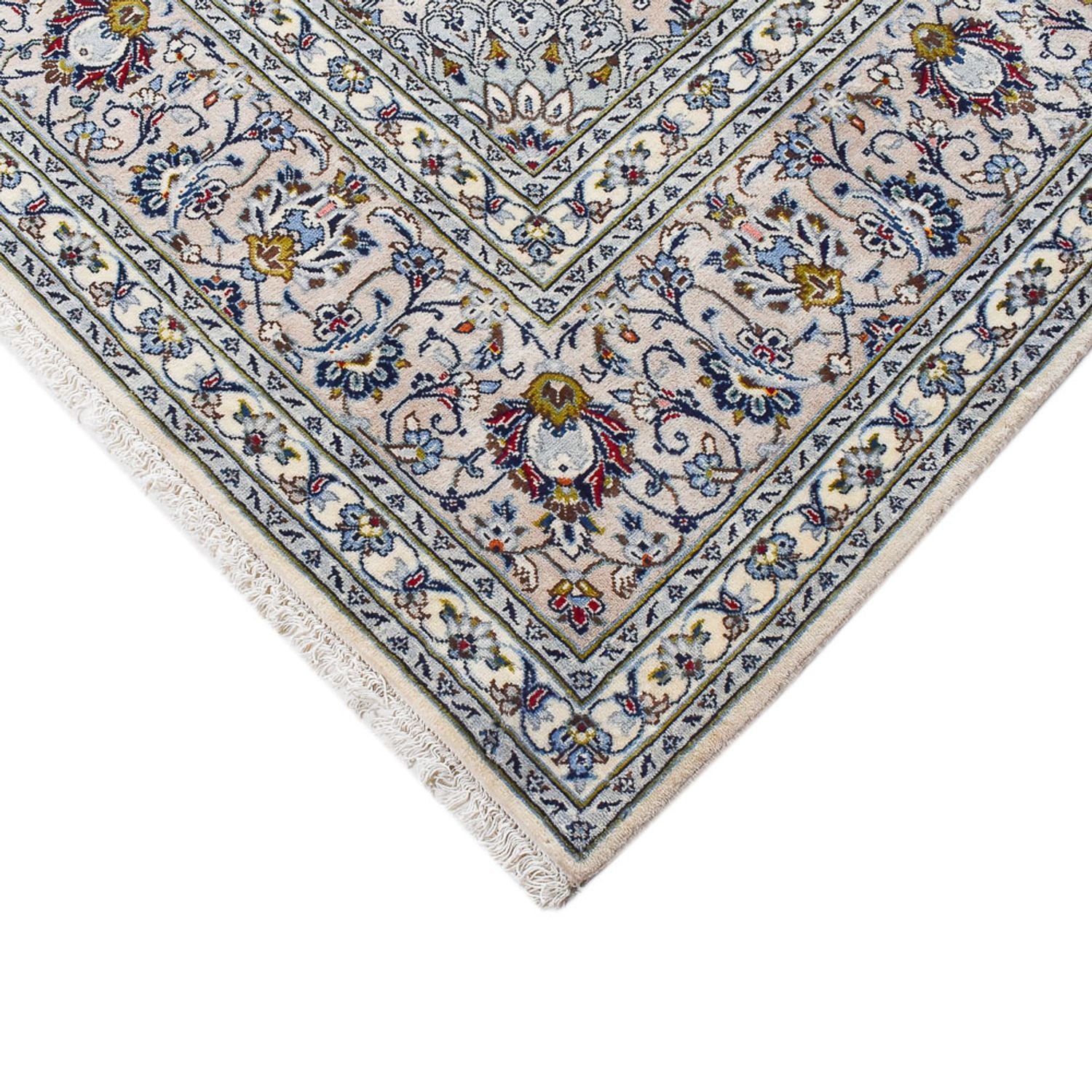 Alfombra persa - Keshan - Real - 348 x 250 cm - gris
