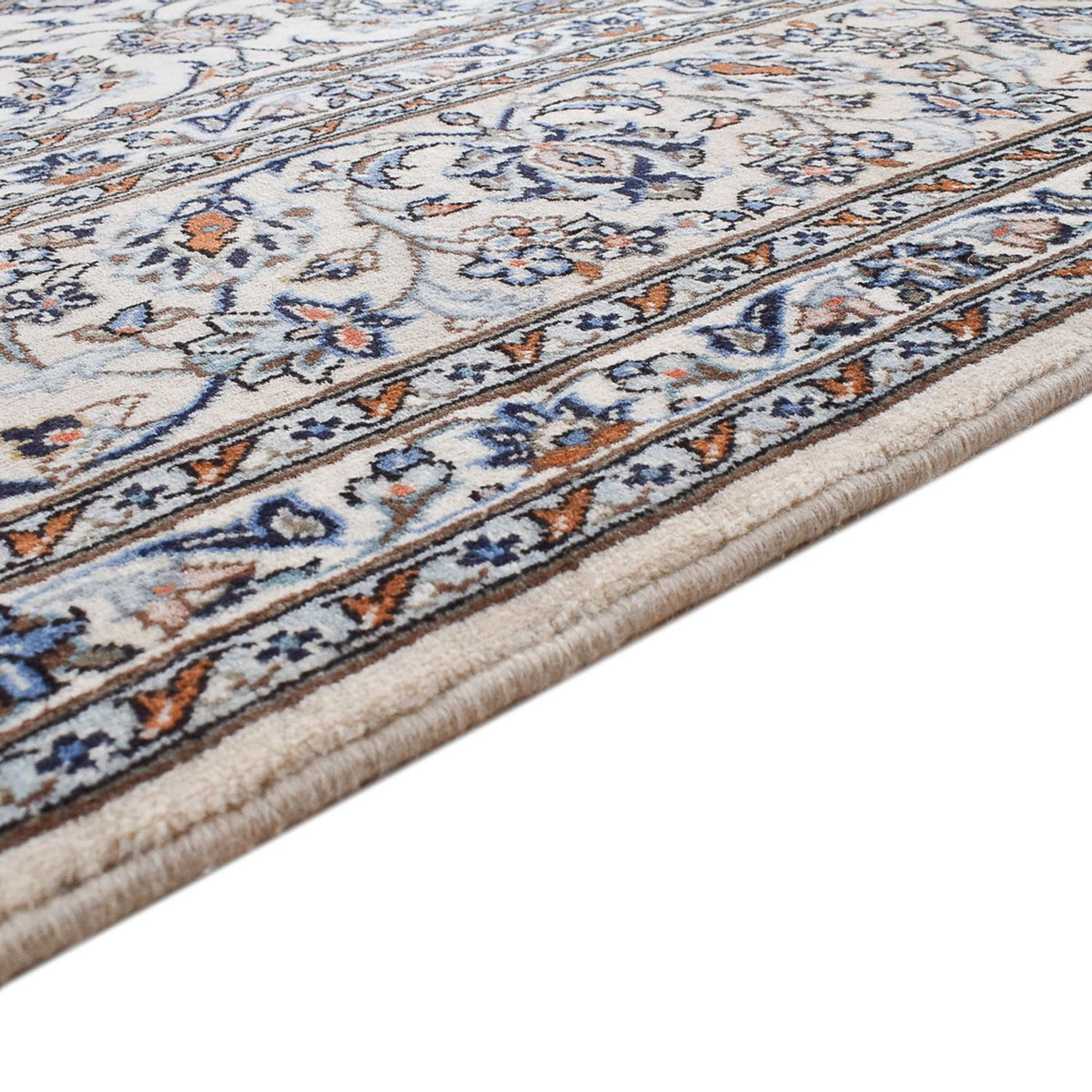 Alfombra persa - Keshan - Real - 362 x 245 cm - gris