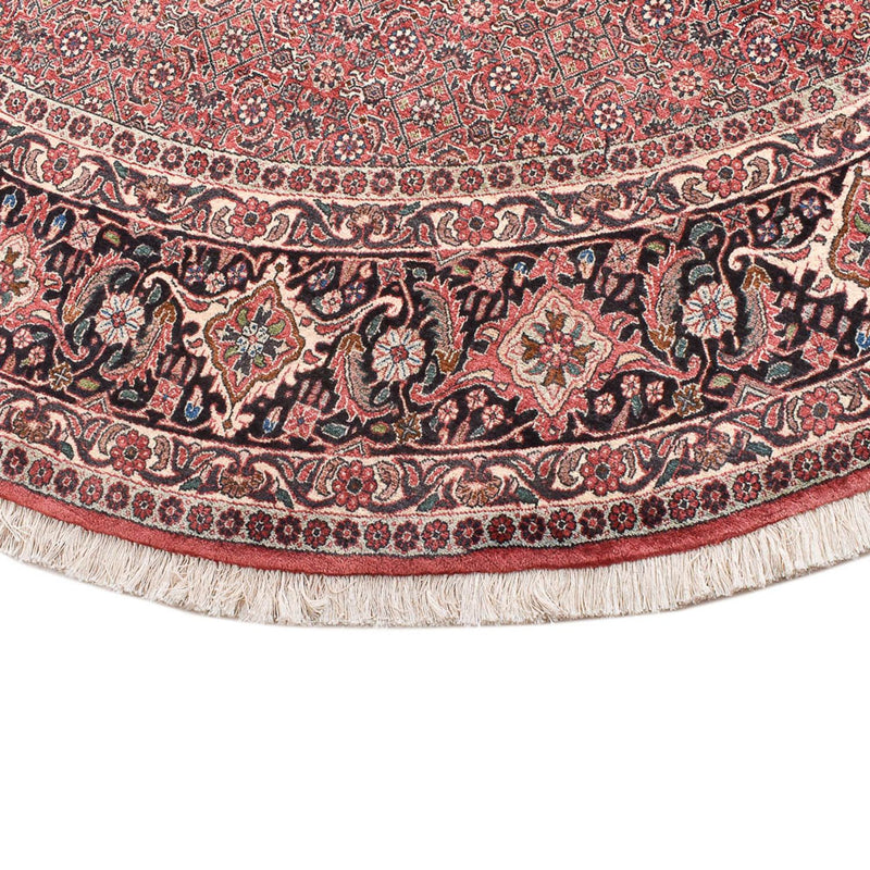 Alfombra persa - Bidjar redondo  - 255 x 255 cm - rojo claro