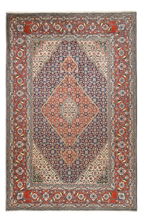 Alfombra Persa - Tabriz - Real - 303 x 199 cm - rojo oscuro