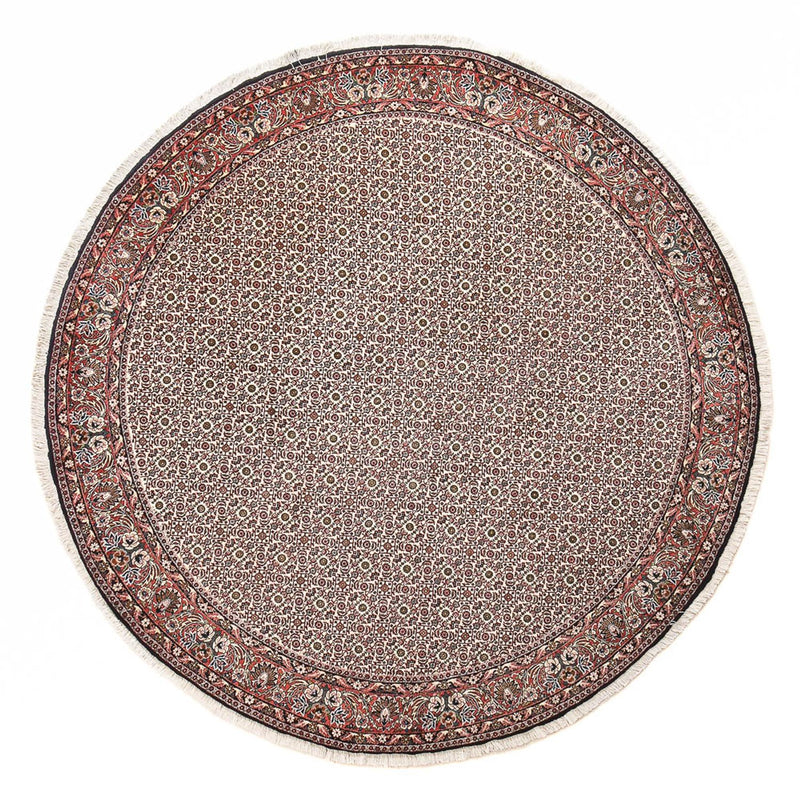 Alfombra persa - Bidjar redondo  - 250 x 250 cm - gris claro