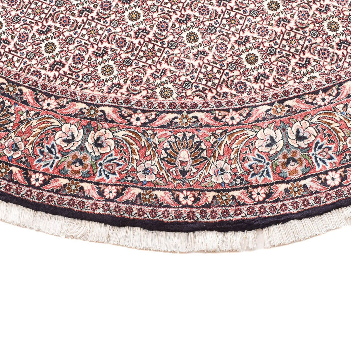 Alfombra persa - Bidjar redondo  - 250 x 250 cm - gris claro