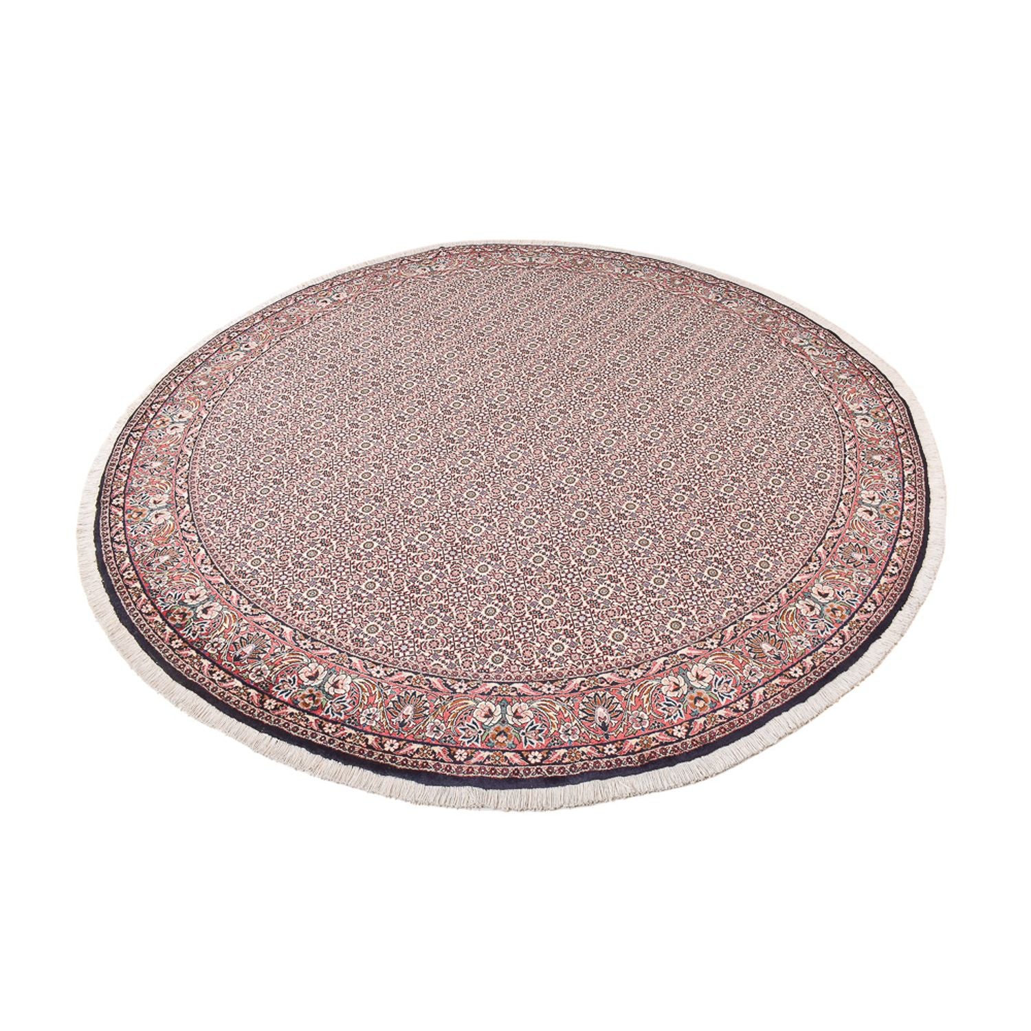 Alfombra persa - Bidjar redondo  - 250 x 250 cm - gris claro