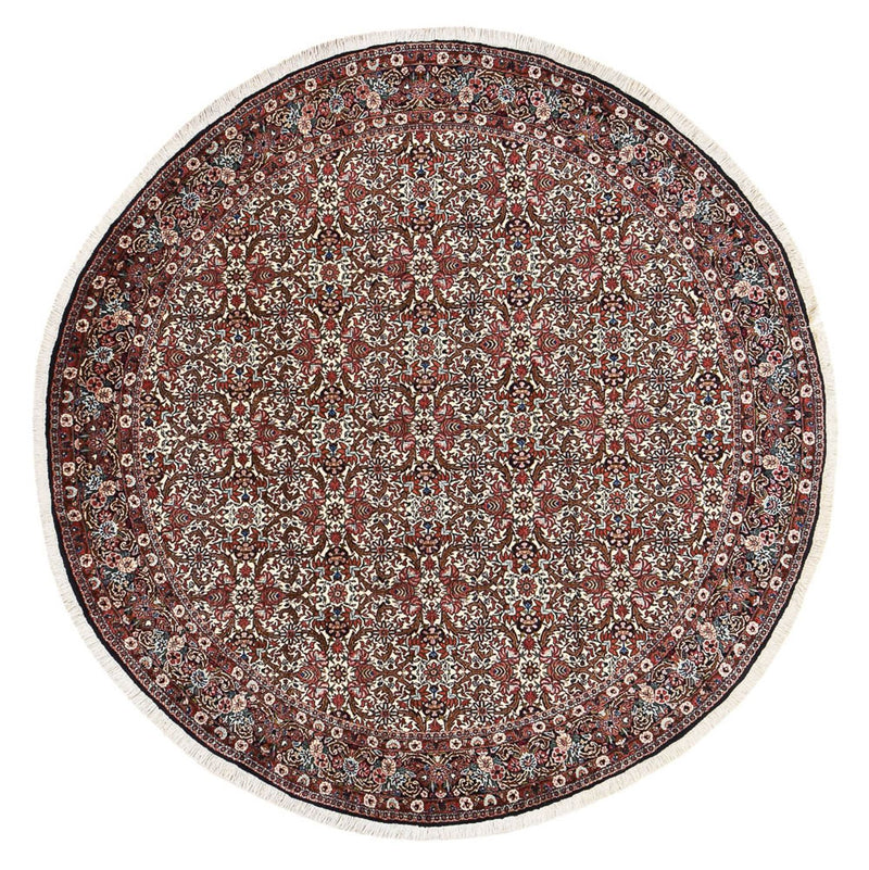 Alfombra persa - Bidjar redondo  - 250 x 250 cm - óxido