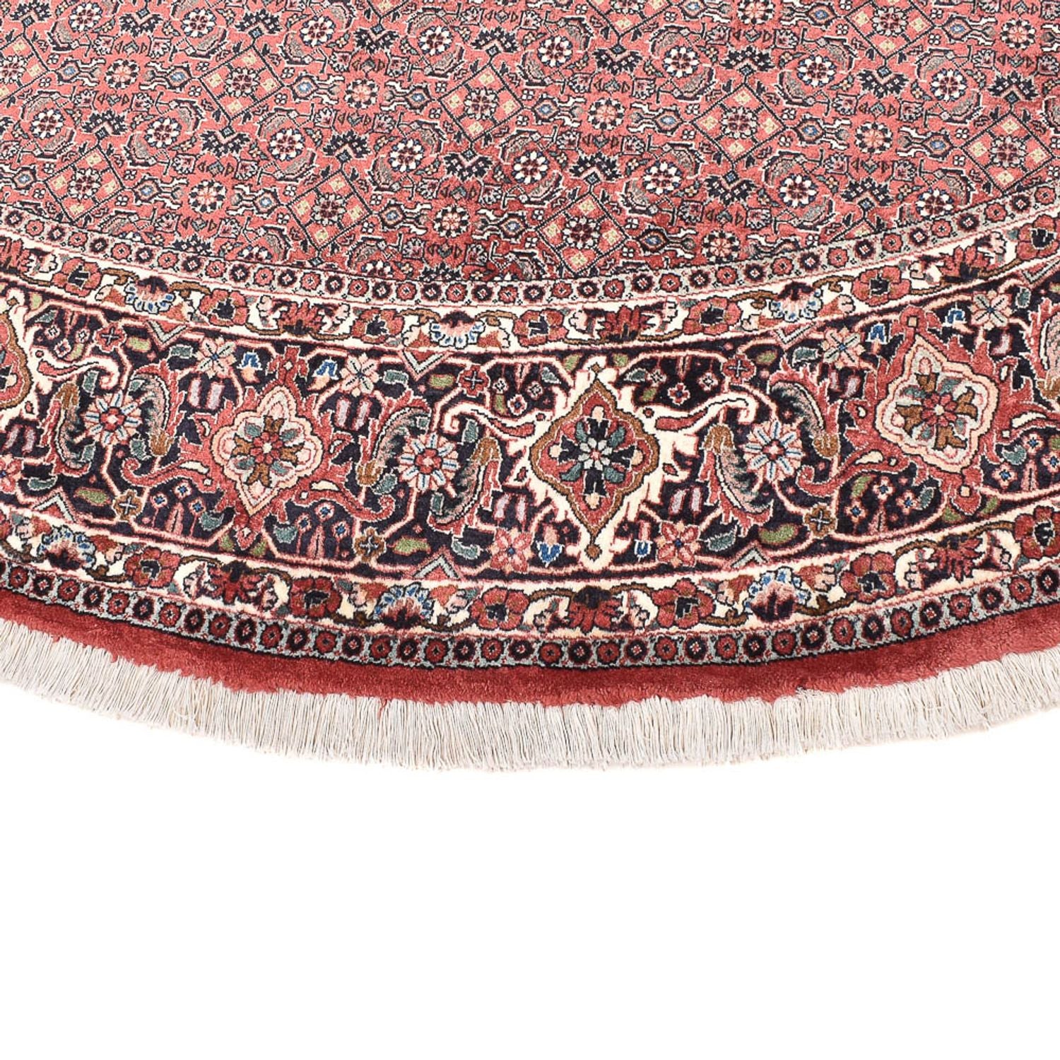 Alfombra persa - Bidjar redondo  - 300 x 300 cm - rojo claro
