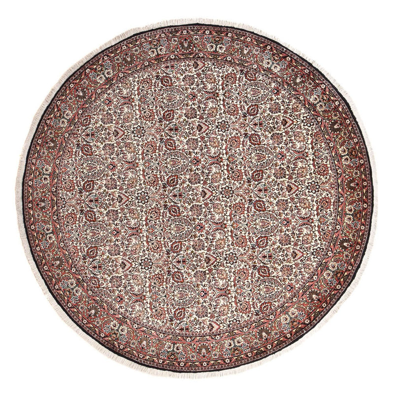 Alfombra persa - Bidjar redondo  - 250 x 250 cm - óxido