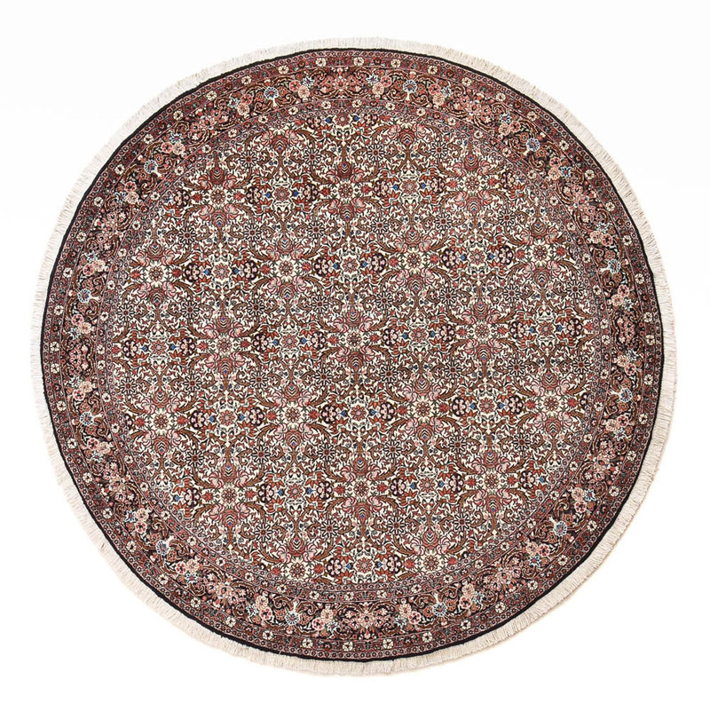 Alfombra persa - Bidjar redondo  - 250 x 250 cm - óxido