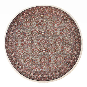 Alfombra persa - Bidjar redondo  - 250 x 250 cm - óxido