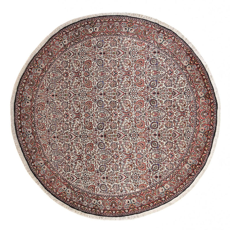 Alfombra persa - Bidjar redondo  - 250 x 250 cm - óxido