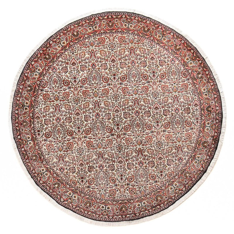 Alfombra persa - Bidjar redondo  - 250 x 250 cm - óxido