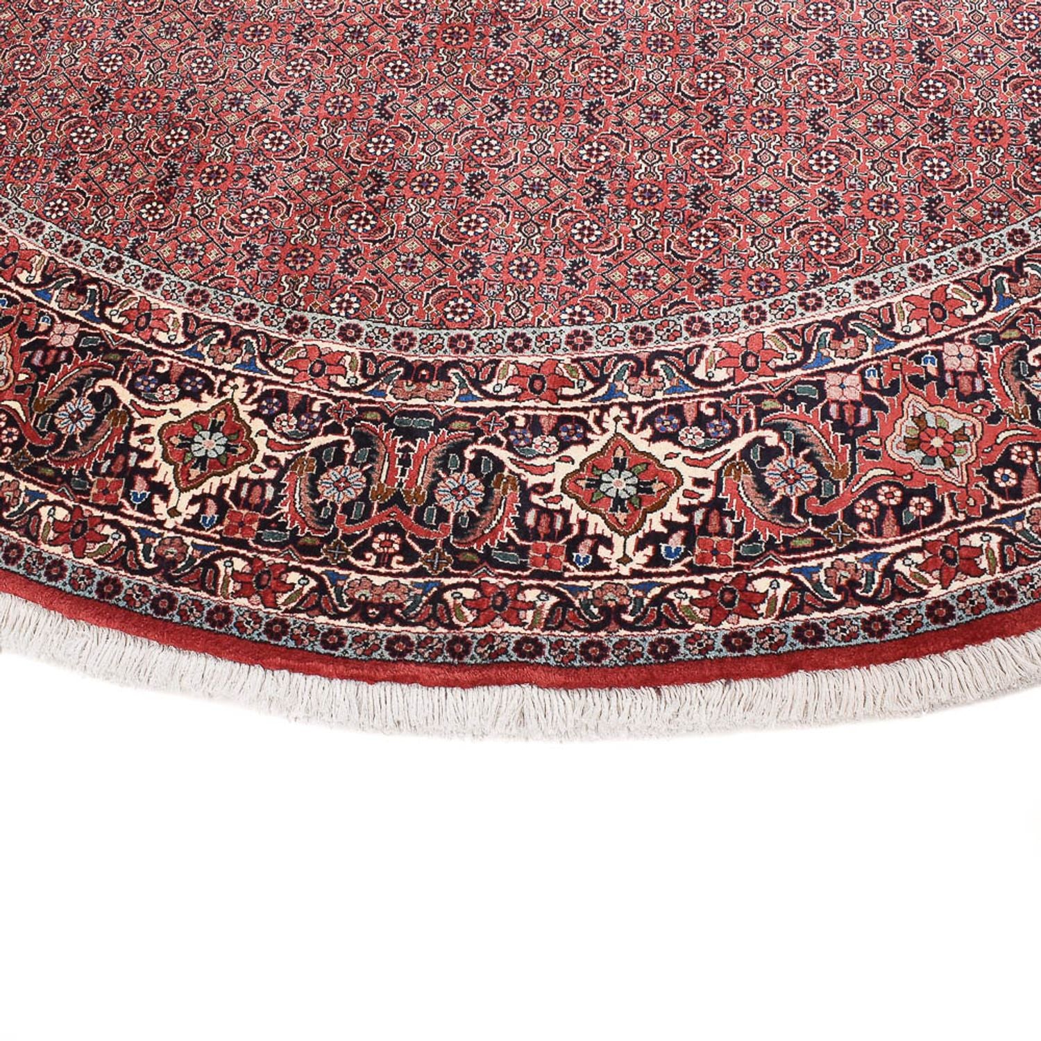 Alfombra persa - Bidjar redondo  - 300 x 300 cm - óxido