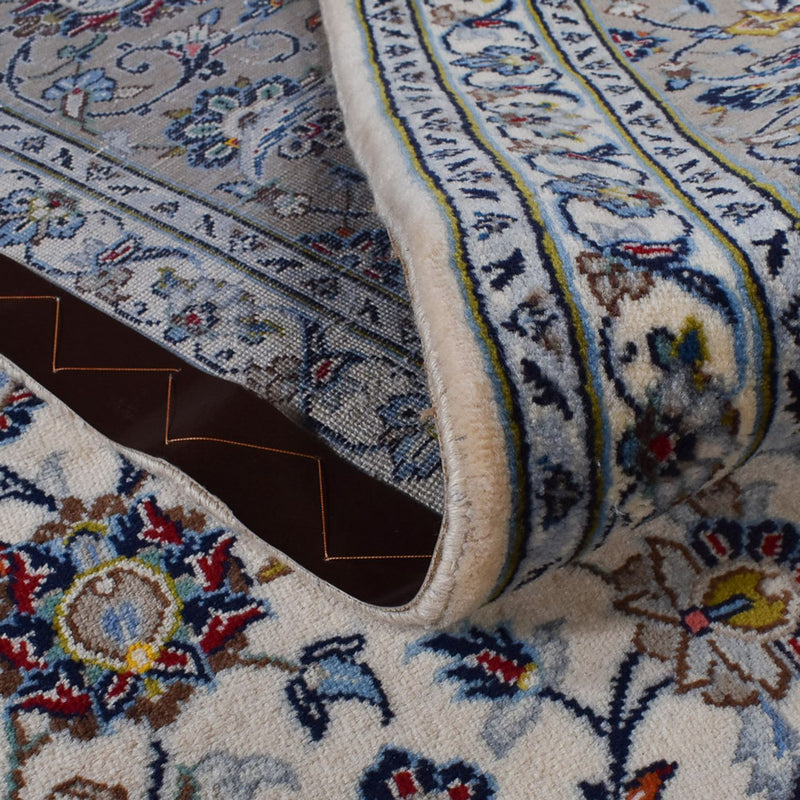 Alfombra persa - Keshan - Real - 343 x 250 cm - gris