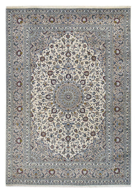 Alfombra persa - Keshan - Real - 346 x 246 cm - gris