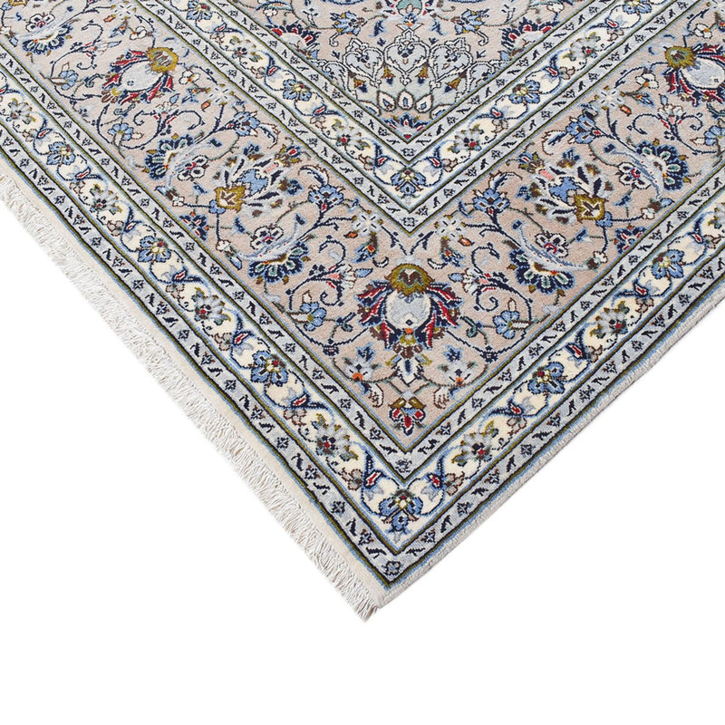 Alfombra persa - Keshan - Real - 346 x 246 cm - gris