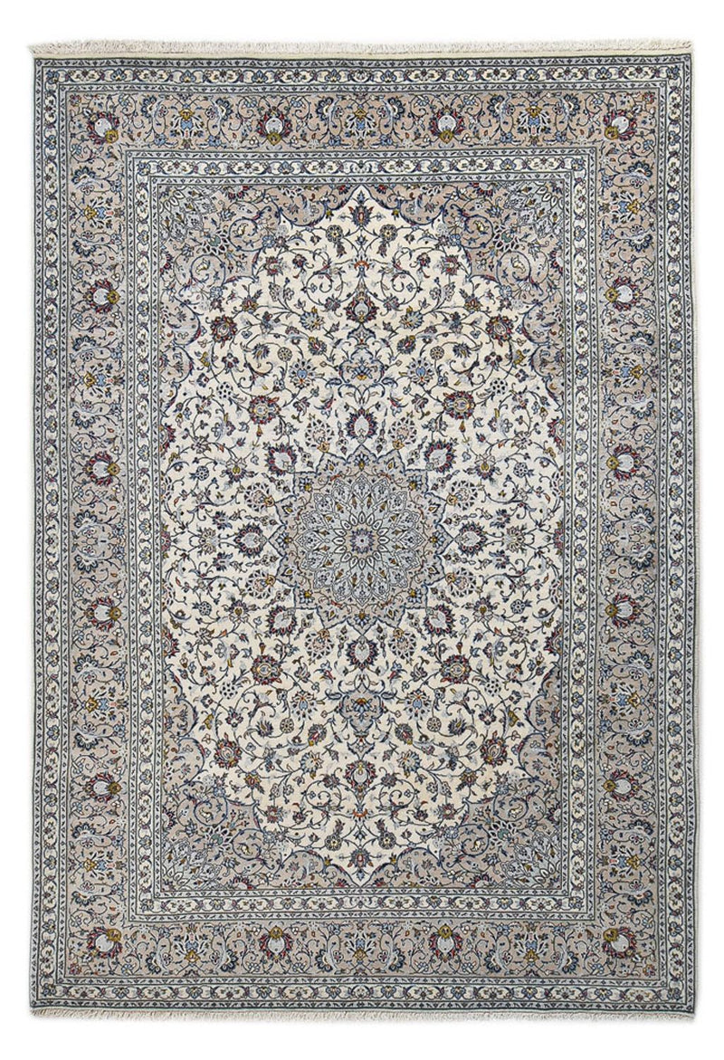 Alfombra persa - Keshan - Real - 354 x 244 cm - gris