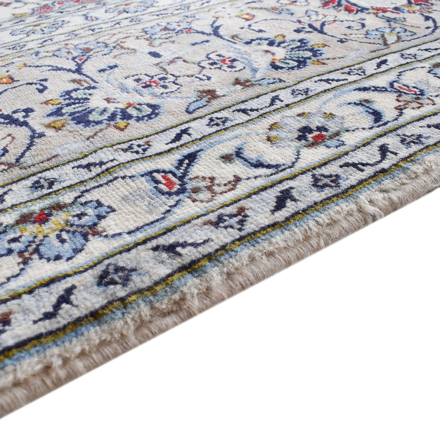 Alfombra persa - Keshan - Real - 354 x 244 cm - gris