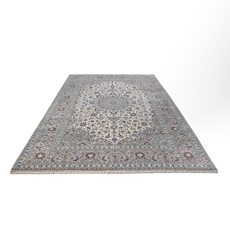 Alfombra persa - Keshan - Real - 354 x 244 cm - gris