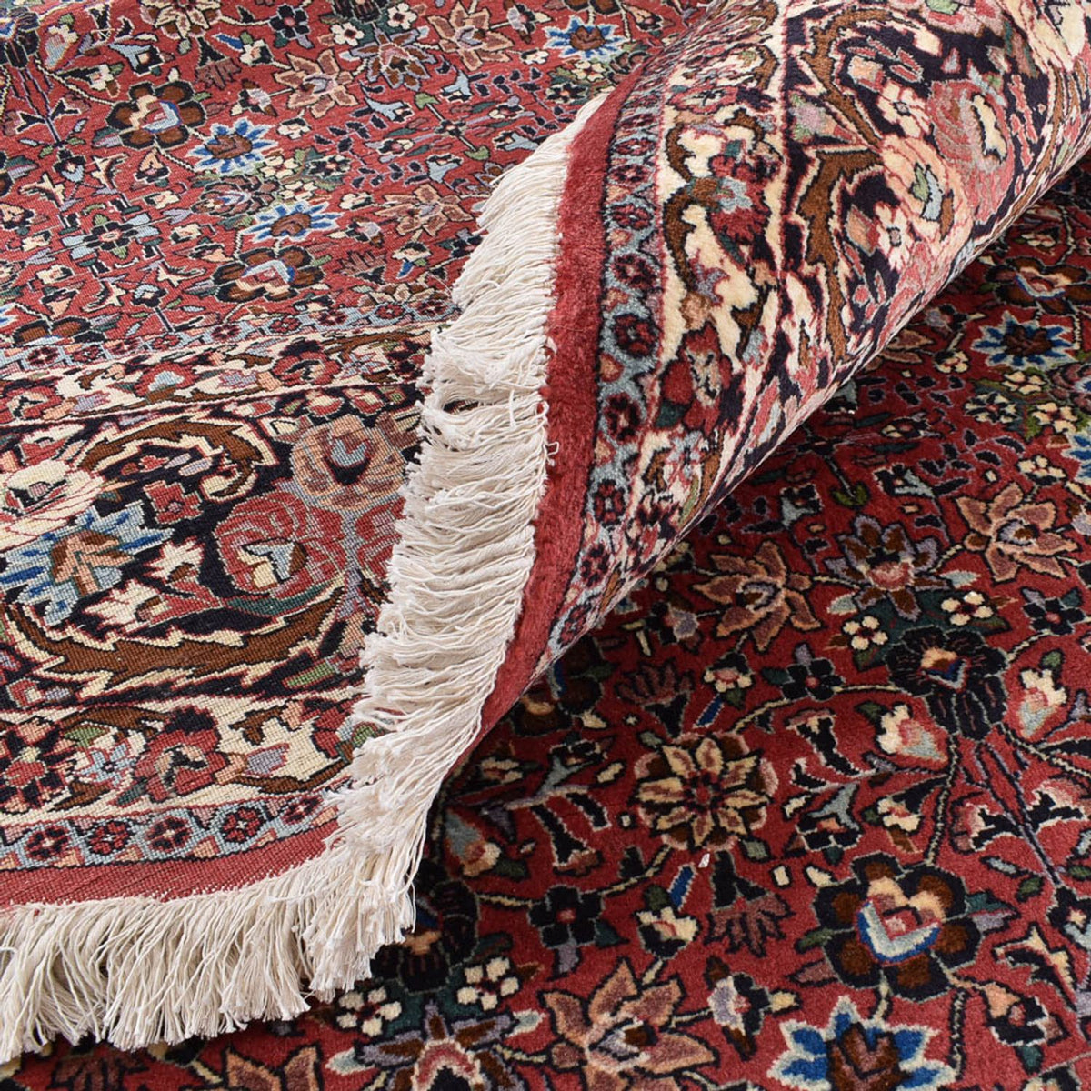 Alfombra persa - Bidjar redondo  - 400 x 400 cm - óxido