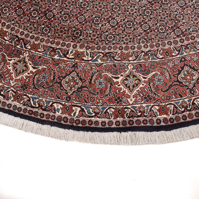 Alfombra persa - Bidjar redondo  - 300 x 300 cm - rojo oscuro
