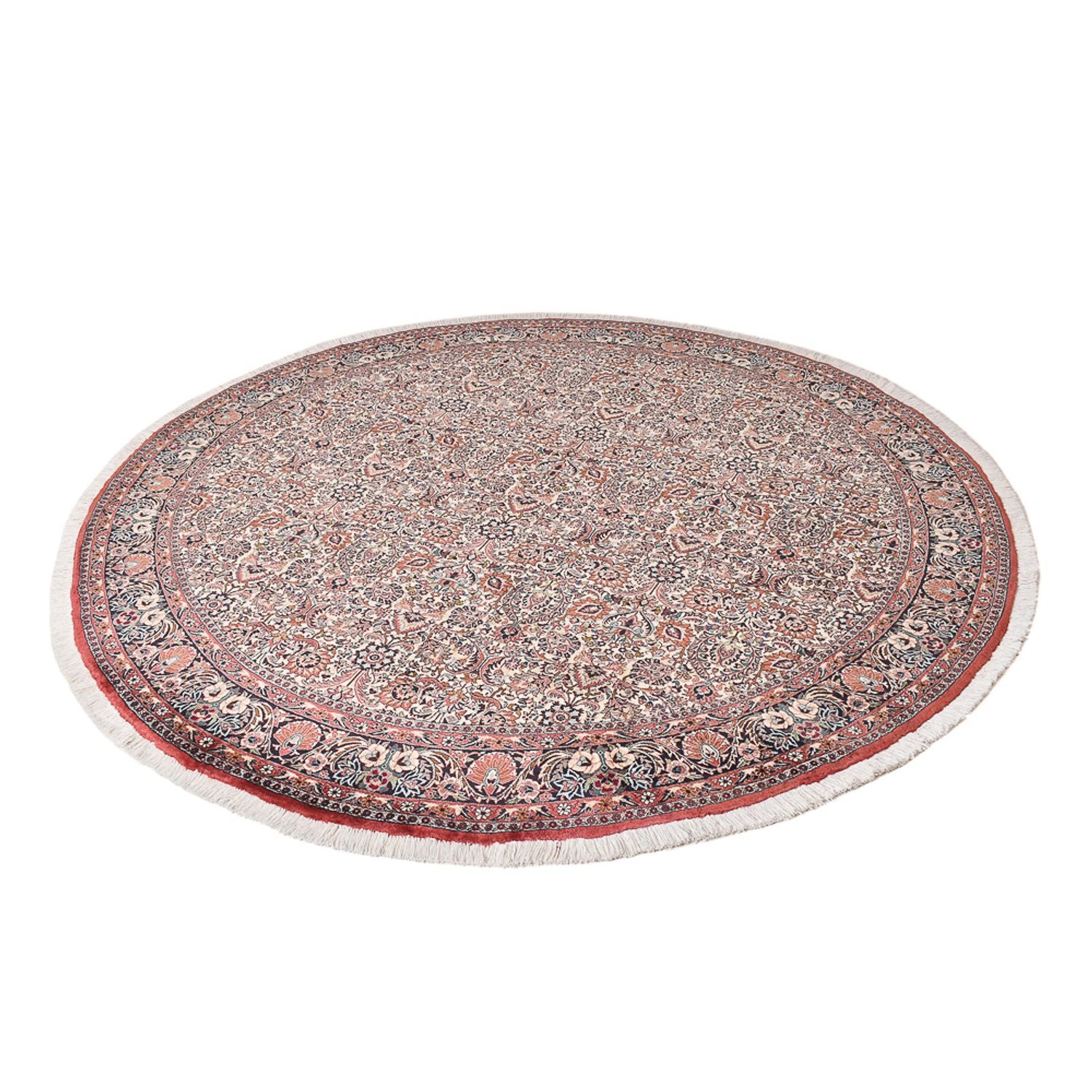 Alfombra persa - Bidjar redondo  - 250 x 250 cm - óxido