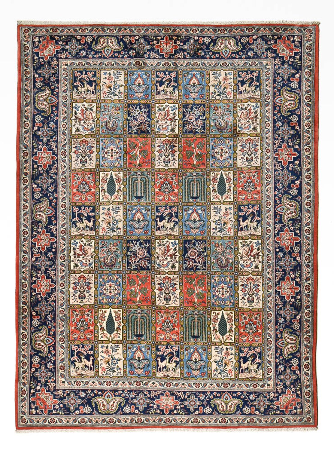 Alfombra persa - Nómada - 355 x 253 cm - multicolor