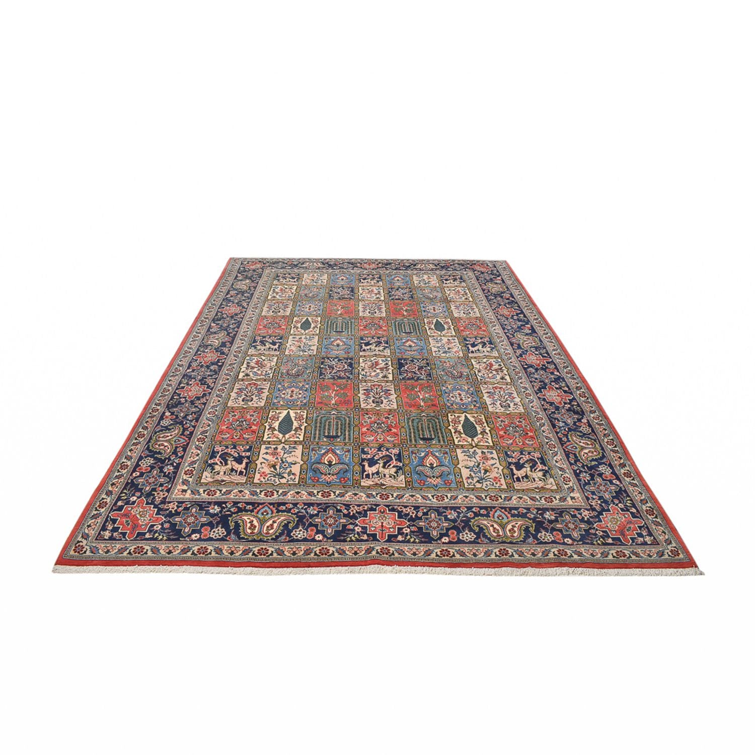 Alfombra persa - Nómada - 355 x 253 cm - multicolor