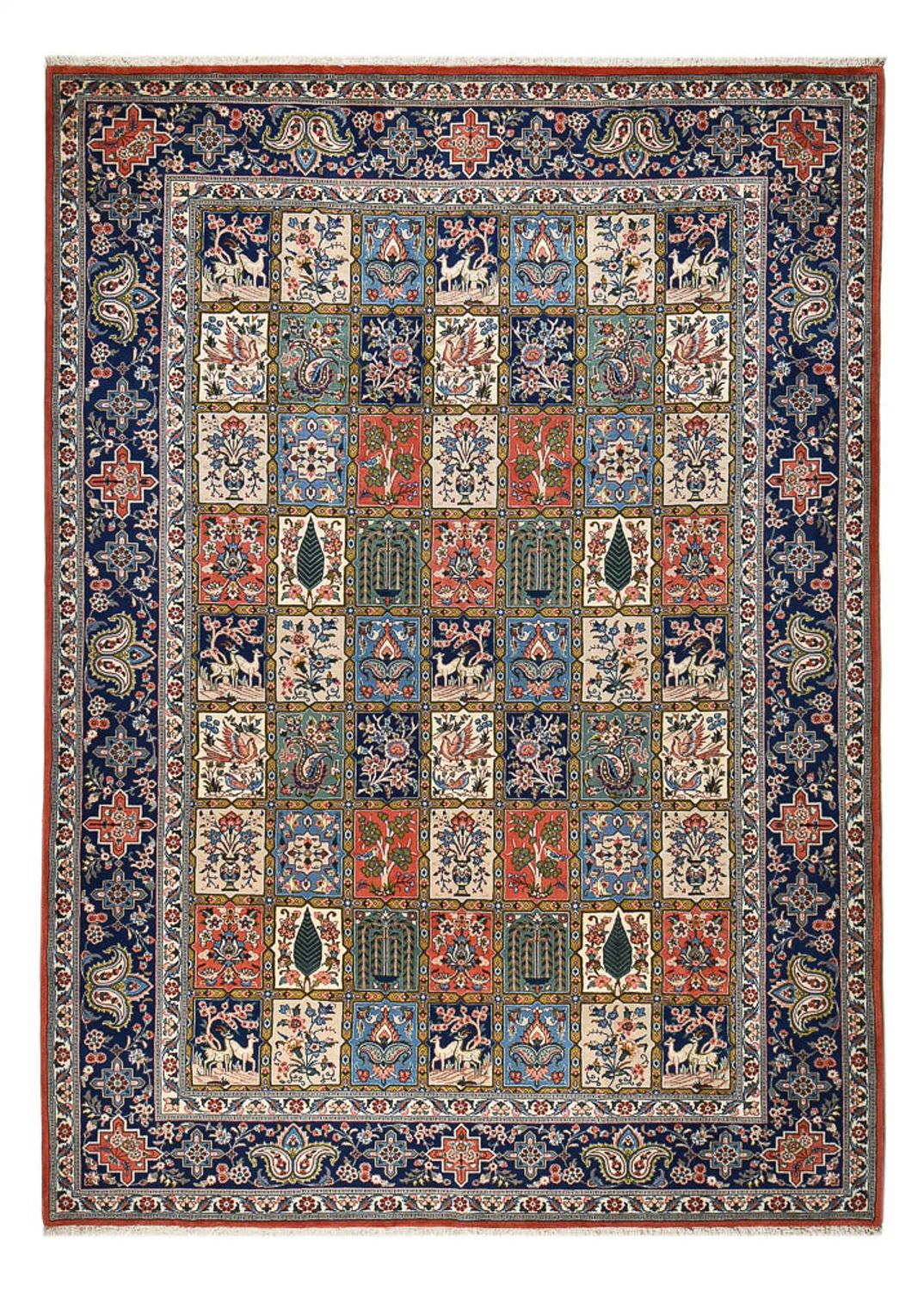Alfombra persa - Nómada - 352 x 256 cm - multicolor