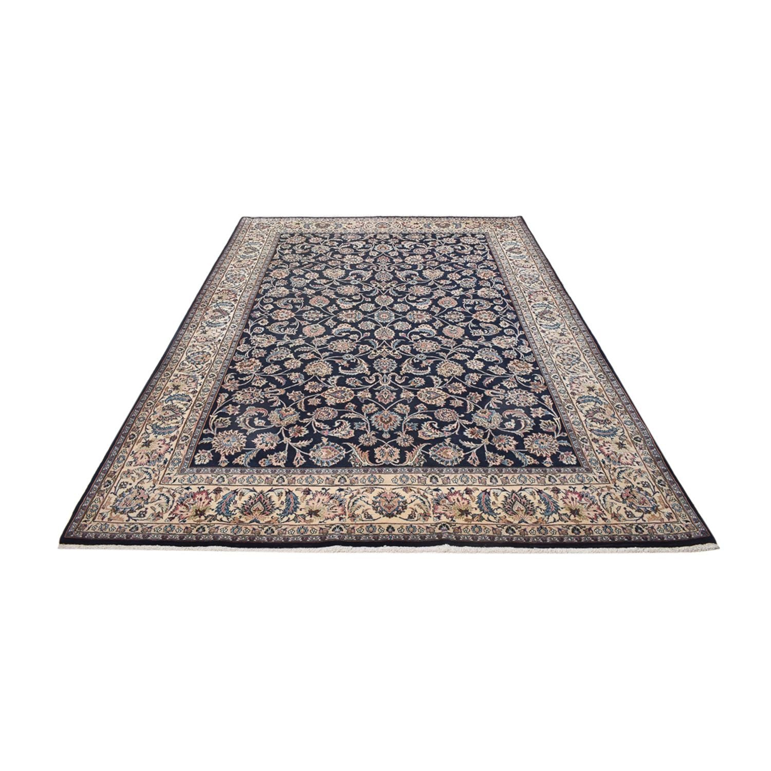 Alfombra persa - Clásica - 348 x 243 cm - azul oscuro