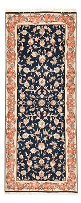 Alfombra de pasillo Alfombra Persa - Tabriz - Real - 191 x 78 cm - azul oscuro