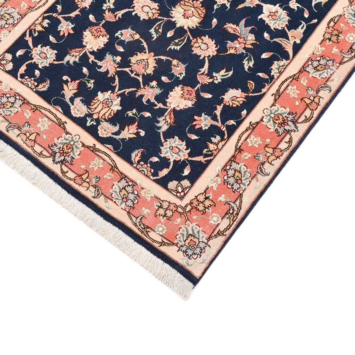 Alfombra de pasillo Alfombra Persa - Tabriz - Real - 191 x 78 cm - azul oscuro