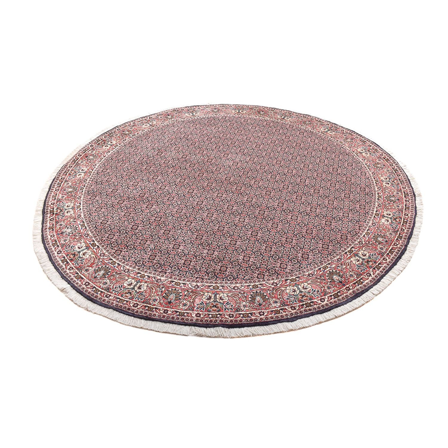 Alfombra persa - Bidjar redondo  - 255 x 255 cm - óxido