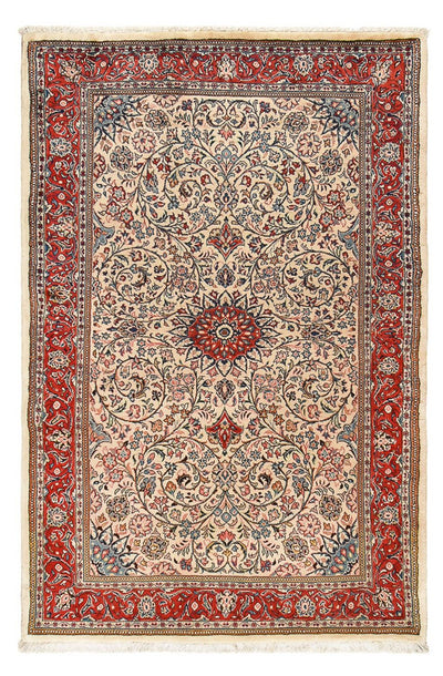 Sarouk Alfombra 132x205cm - Alfombra persa - beige