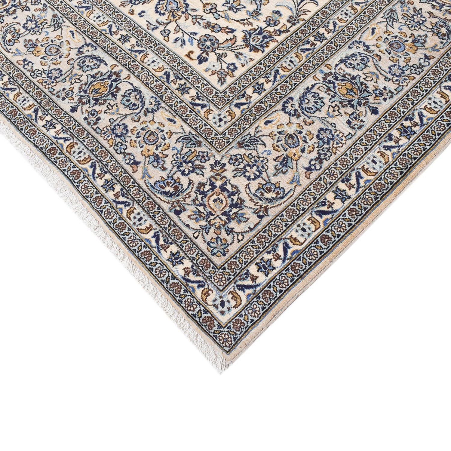 Alfombra persa - Keshan - Real - 351 x 250 cm - gris