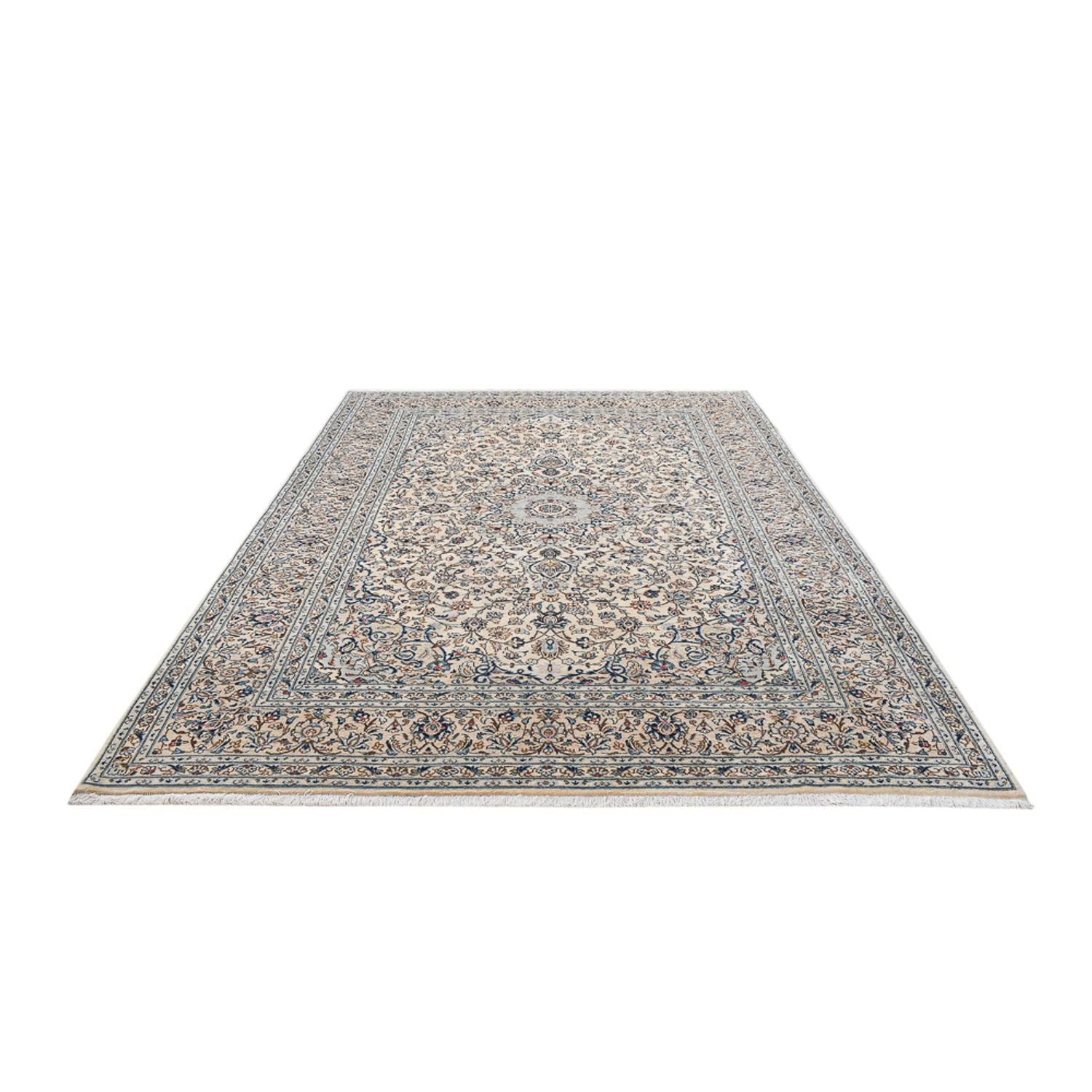 Alfombra persa - Keshan - Real - 358 x 250 cm - gris