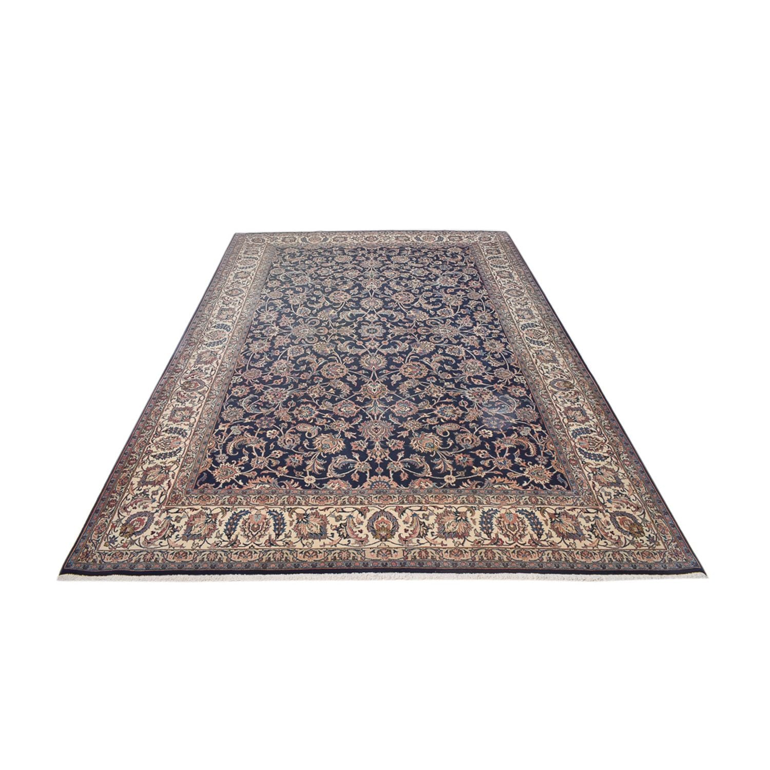 Alfombra persa - Clásica - 356 x 248 cm - azul oscuro