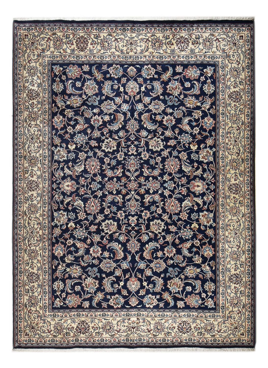 Alfombra persa - Clásica - 352 x 246 cm - azul oscuro