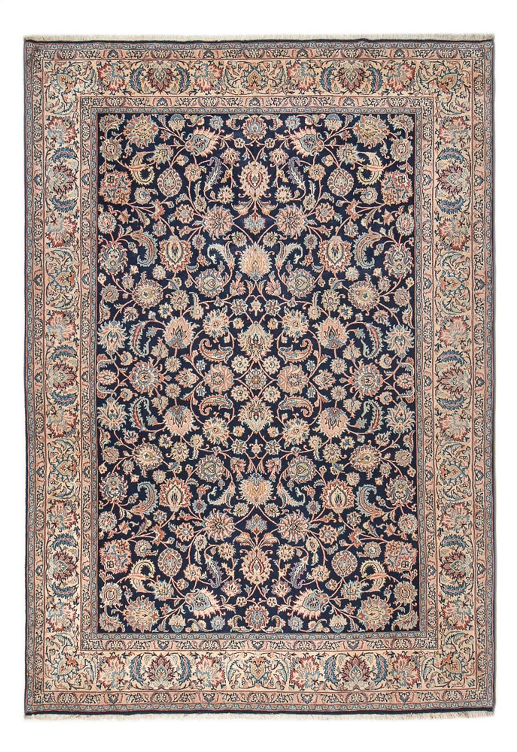 Alfombra persa - Clásica - 368 x 244 cm - azul oscuro