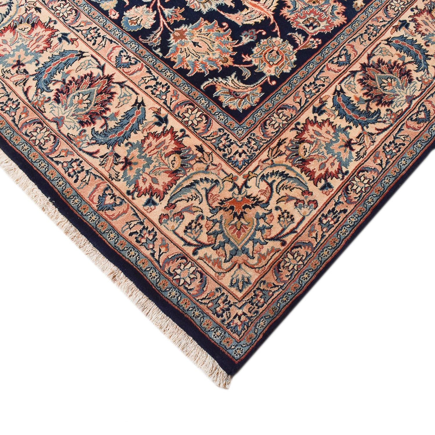 Alfombra persa - Clásica - 368 x 244 cm - azul oscuro