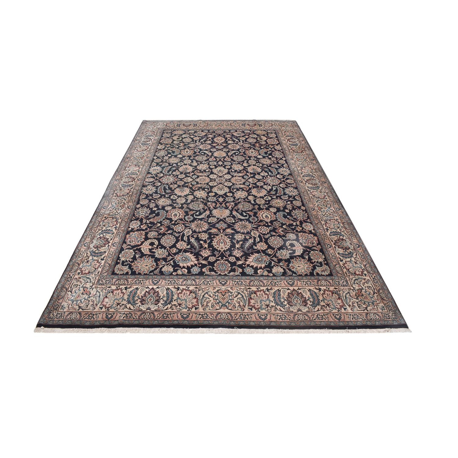Alfombra persa - Clásica - 368 x 244 cm - azul oscuro